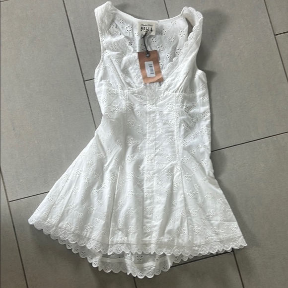 Frankie's Bikinis White Mini Dress - Picture 5 of 6